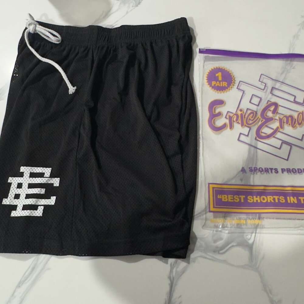 *BRAND NEW* Eric Emanuel "Plain Black" Shorts